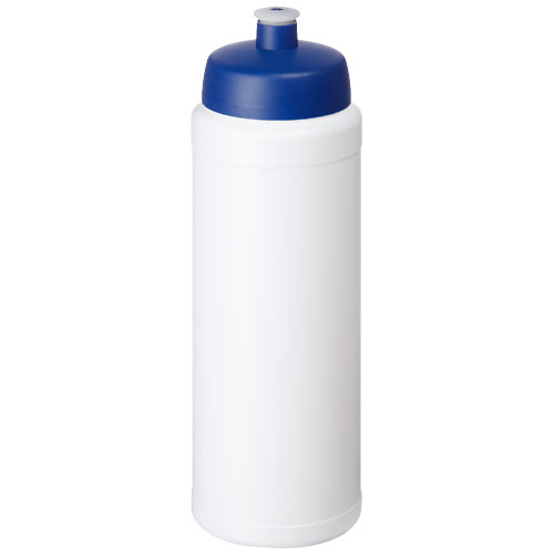Bidon sport publicitaire anti fuite 750ml Baseline® Blanc / Bleu
